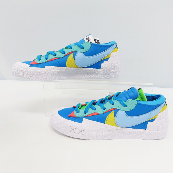 実際に弊社で買取させて頂いた【未使用】NIKE×KAWS×sacai/ナイキ×カウズ×サカイ BLAZER LOW/ブレーザーロー ネプチューンブルー DM7901-400/28の画像 3枚目