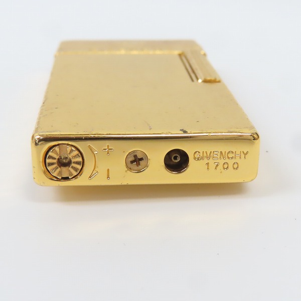 実際に弊社で買取させて頂いたGIVENCHY/ジバンシー 1700 ガスライター ゴールド加工の画像 4枚目