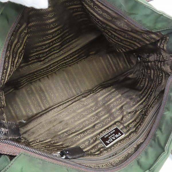 実際に弊社で買取させて頂いたPRADA/プラダ ナイロン/レザー ハンドバッグ/ショルダーバッグの画像 4枚目