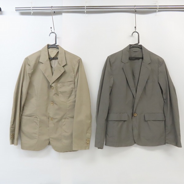 実際に弊社で買取させて頂いたC.P. COMPANY/シーピーカンパニー テーラードジャケット 2点セット