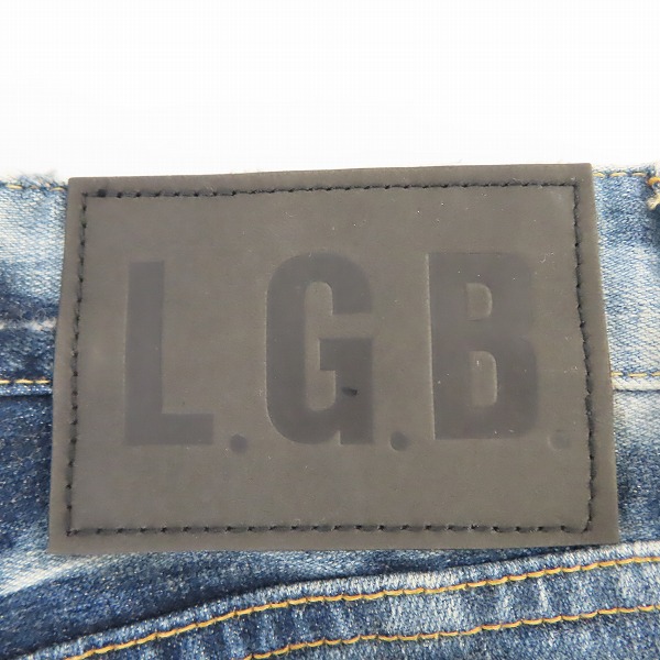 実際に弊社で買取させて頂いたLGB/ルグランブルー ダメージデニムパンツ/29の画像 2枚目