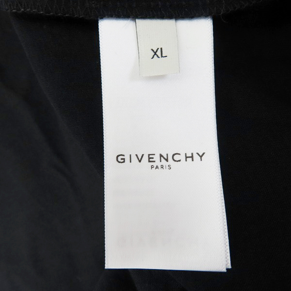 実際に弊社で買取させて頂いた【JPタグ/未使用】GIVENCHY/ジバンシイ 21SS メタリックロゴ 半袖Tシャツ BM711D3002/XLの画像 3枚目