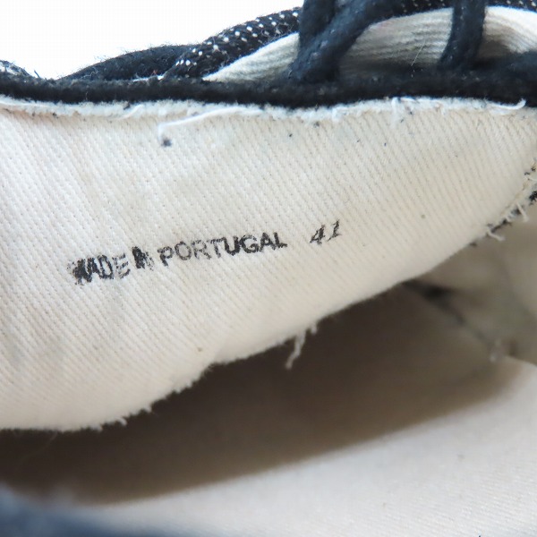 実際に弊社で買取させて頂いたARMANI JEANS/アルマーニ ジーンズ ウイングチップ エンブレム スニーカー/41の画像 5枚目