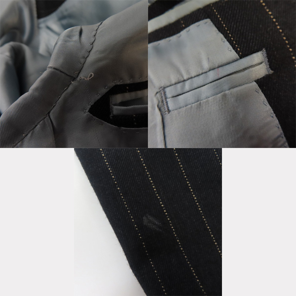 実際に弊社で買取させて頂いたEDIFICE/エディフィス セットアップ スーツ ストライプ/36の画像 8枚目