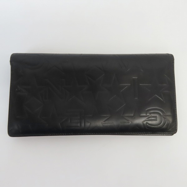 実際に弊社で買取させて頂いた【レシート付き】GIVENCHY/ジバンシー スター×ロゴ型押し レザー長財布 BK06030106 001の画像 1枚目