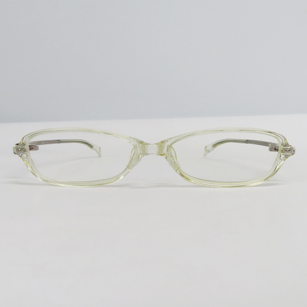 実際に弊社で買取させて頂いた999.9/フォーナインズ スクエア型 眼鏡/メガネフレーム 度入り NP-711の画像 1枚目