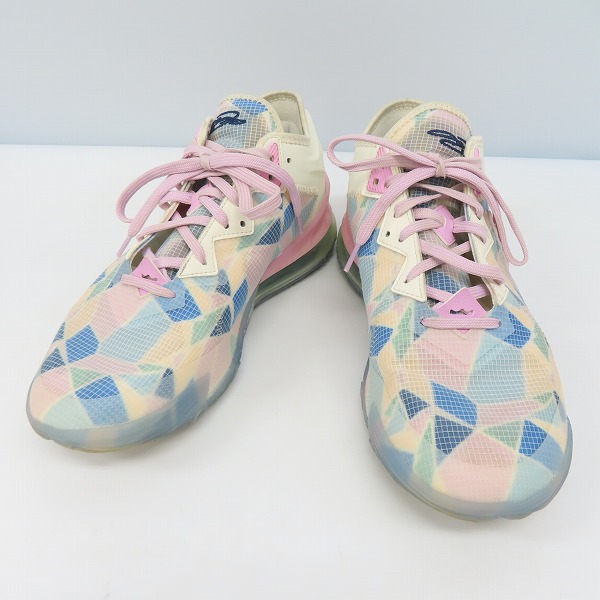 実際に弊社で買取させて頂いたATMOS×NIKE/アトモス×ナイキ レブロン 18ロー "サクラ" ペール アイボリー-ライト アークティック CV7564-101/28.0