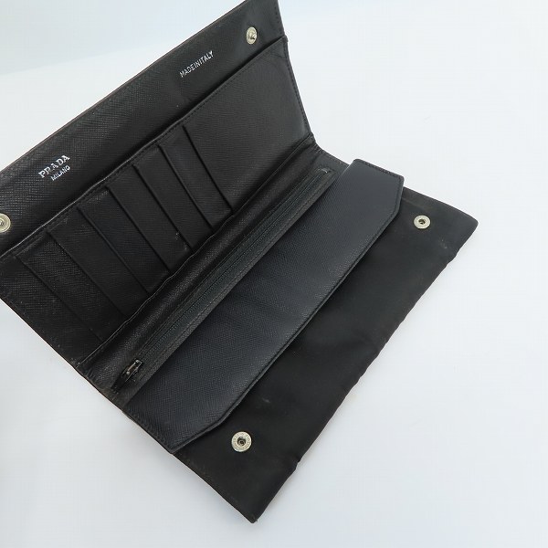 実際に弊社で買取させて頂いたPRADA/プラダ TESSUTO/テスート ナイロン 二つ折り長財布 の画像 3枚目