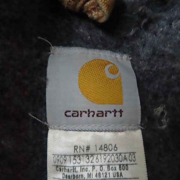 実際に弊社で買取させて頂いたCarhartt/カーハート USA製 デトロイト ジャケット/2XLの画像 2枚目