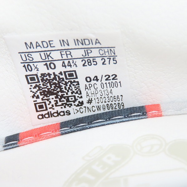 実際に弊社で買取させて頂いた【未使用】Paul Smith×adidas/ポールスミス×アディダス スタンスミス マンチェスターユナイテッド HP3134/28.5の画像 5枚目