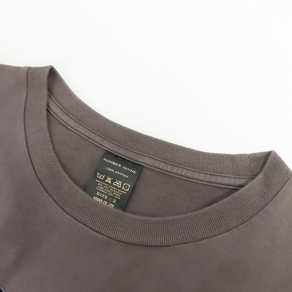 実際に弊社で買取させて頂いたNUMBER (N)INE/ナンバーナイン SCHOOL OF VISUAL COMEDY 復刻 Tシャツ/2の画像 4枚目