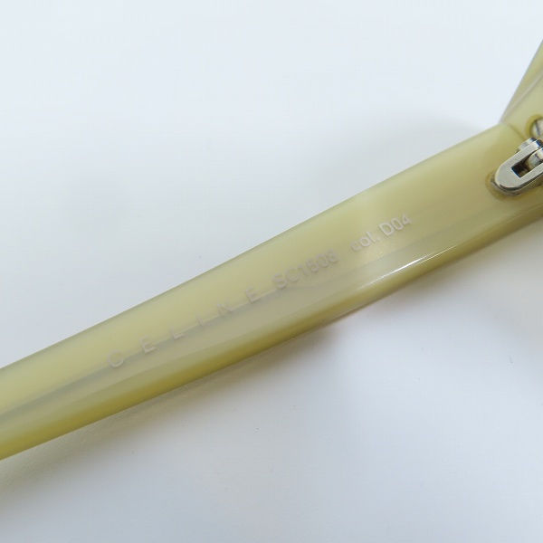 実際に弊社で買取させて頂いた(1)CELINE/セリーヌ サングラス アイウェア SC1508 col.D04の画像 5枚目