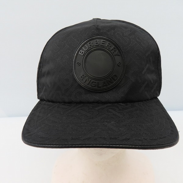 実際に弊社で買取させて頂いたBURBERRY/バーバリー 21AW ロゴ ナイロンジャガードキャップ 総柄