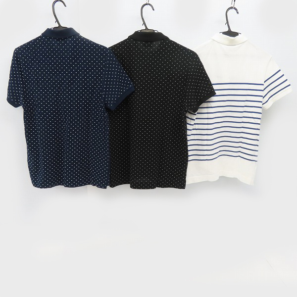 実際に弊社で買取させて頂いたLACOSTE/ラコステ ドット柄等 ポロシャツ 4/3点セットの画像 1枚目