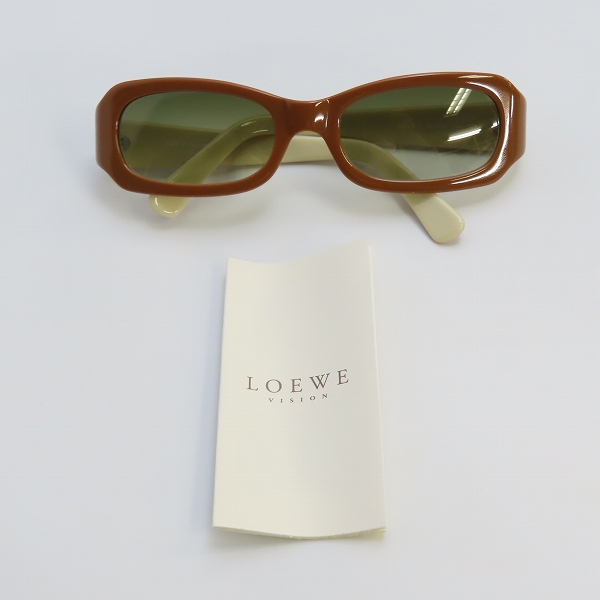 実際に弊社で買取させて頂いた（3）LOEWE/ロエベ サングラス アイウェア SLW506 COL.D23の画像 9枚目