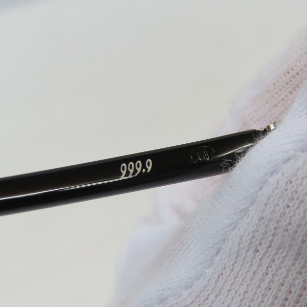実際に弊社で買取させて頂いた999.9/フォーナインズ ネオプラスチック アイウェア/メガネフレーム NPN-902の画像 6枚目