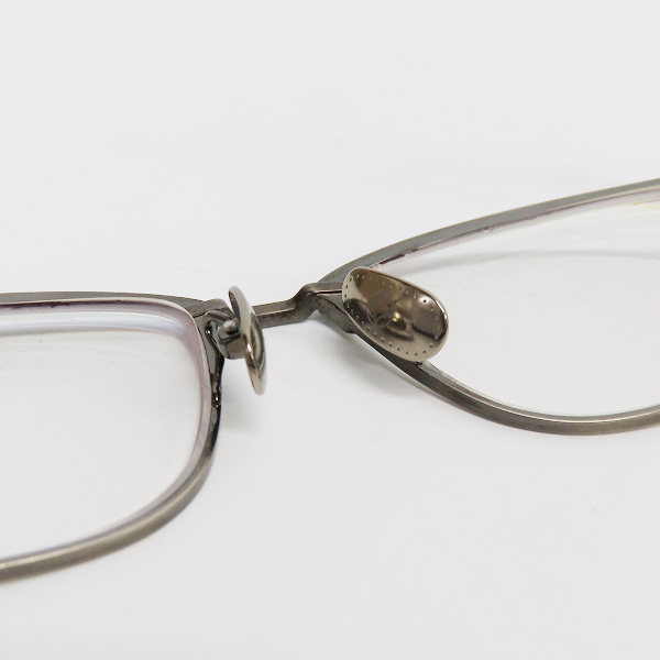 実際に弊社で買取させて頂いた999.9/フォーナインズ TITANIUM 眼鏡/メガネ フレーム アイウェア S-915Tの画像 4枚目