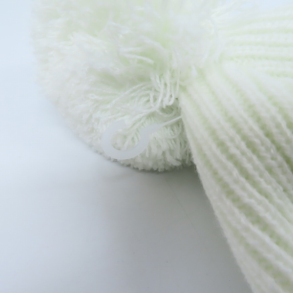 実際に弊社で買取させて頂いた（2）【未使用】NEW ERA×FRAGMENT DESIGN/ニューエラ×フラグメント デザイン ポンポンニット リブ ホワイトの画像 9枚目