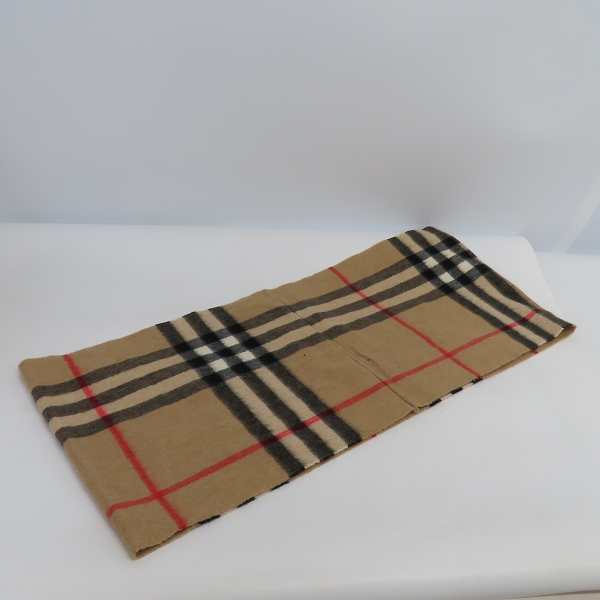 実際に弊社で買取させて頂いたBURBERRY/バーバリー カシミア スヌードの画像 1枚目