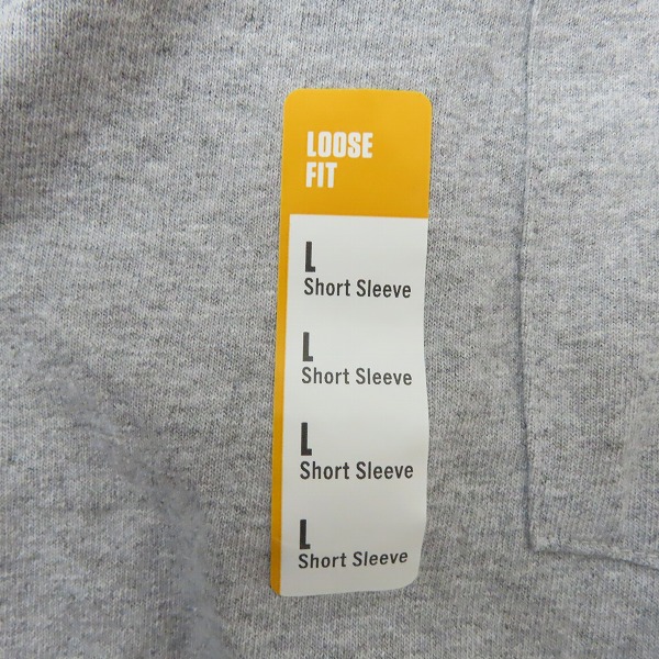 実際に弊社で買取させて頂いた【未使用】Carhartt/カーハート LOOSE FIT S/S ポケット 半袖Tシャツ グレー K87/Lの画像 5枚目