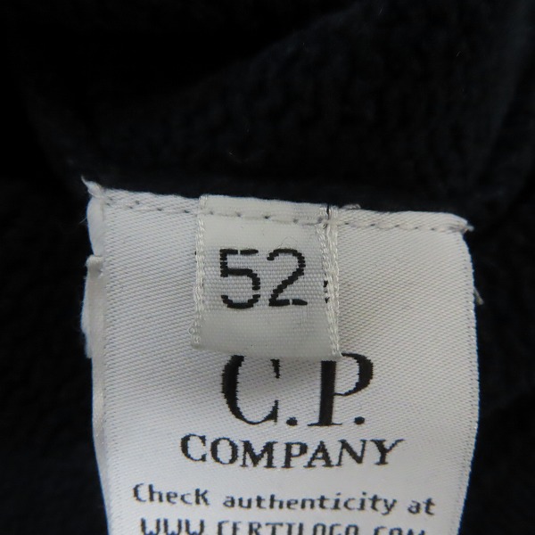 実際に弊社で買取させて頂いたC.P.COMPANY/シーピーカンパニー クルーネック セーター ネイビー 07CMKN073A/52の画像 3枚目