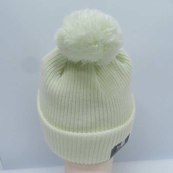 実際に弊社で買取させて頂いた（2）【未使用】NEW ERA×FRAGMENT DESIGN/ニューエラ×フラグメント デザイン ポンポンニット リブ ホワイトの画像 4枚目