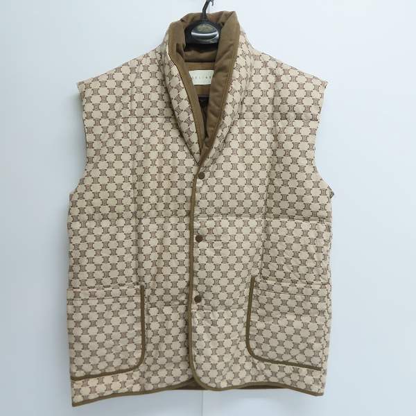 実際に弊社で買取させて頂いたCELINE/セリーヌ ダウンベスト マカダム柄 オーバーサイズ 