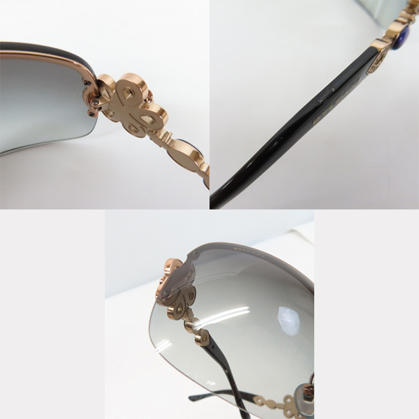 実際に弊社で買取させて頂いたBVLGARI /ブルガリ 装飾サングラス/アイウェア/6059-Bの画像 7枚目