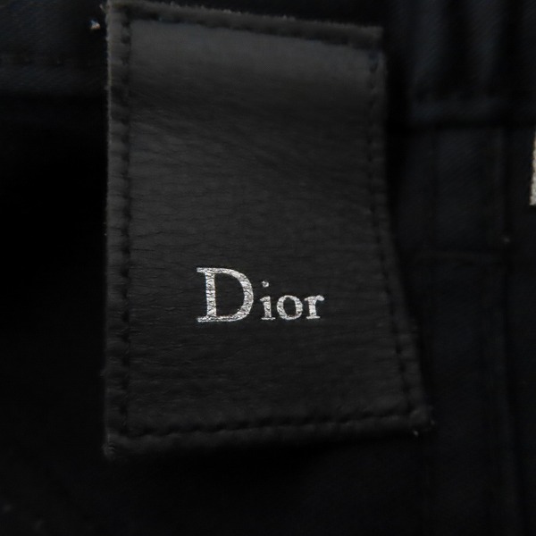 実際に弊社で買取させて頂いた【JPタグ】DIOR HOMME/ディオールオム 裾ジップ スキニーパンツ 9H31J2971254/26の画像 2枚目