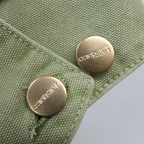 実際に弊社で買取させて頂いたCarhartt/カーハート 襟コーデュロイ ジャケット/カバーオール/Lの画像 8枚目