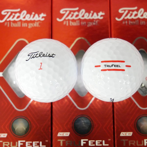 実際に弊社で買取させて頂いた【未使用】Titleist/タイトリスト TRUFEEL ホワイト ゴルフボール 1ダース の画像 1枚目