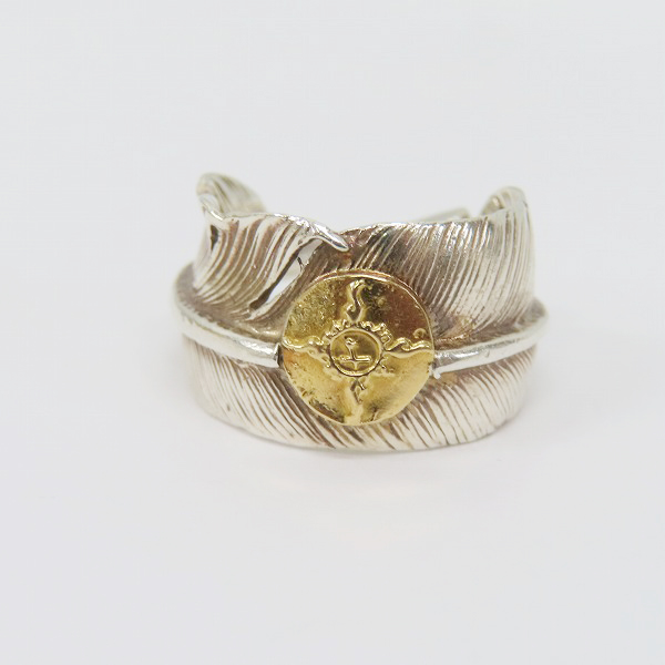 実際に弊社で買取させて頂いたFIRST ARROW'S/ファーストアローズ K18付 フェザー リングの画像 1枚目