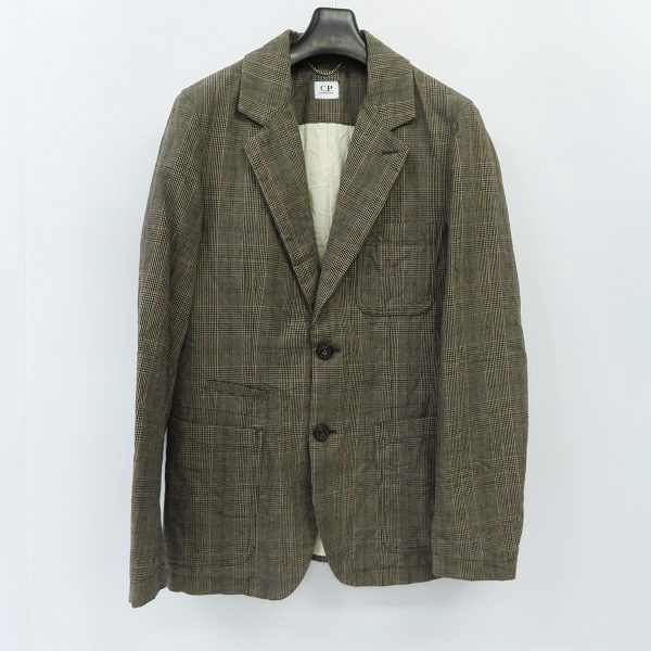 実際に弊社で買取させて頂いたC.P. COMPANY/シーピーカンパニー チェック柄 テーラードジャケット/44