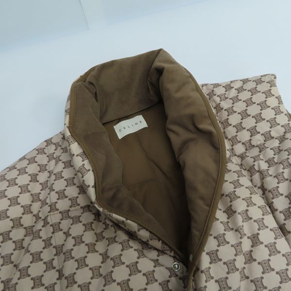 実際に弊社で買取させて頂いたCELINE/セリーヌ ダウンベスト マカダム柄 オーバーサイズ の画像 4枚目