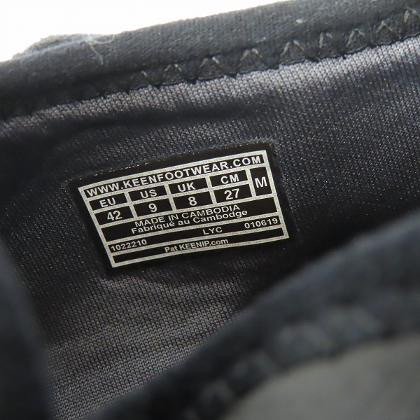 実際に弊社で買取させて頂いたKEEN/キーン UNEEK HT ユニーク サンダル 1022210/27.0の画像 5枚目