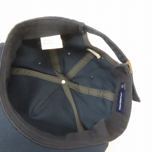 実際に弊社で買取させて頂いたDECENDANT/ディセンダント el Burrito's Golf Cap キャップ/Fの画像 4枚目