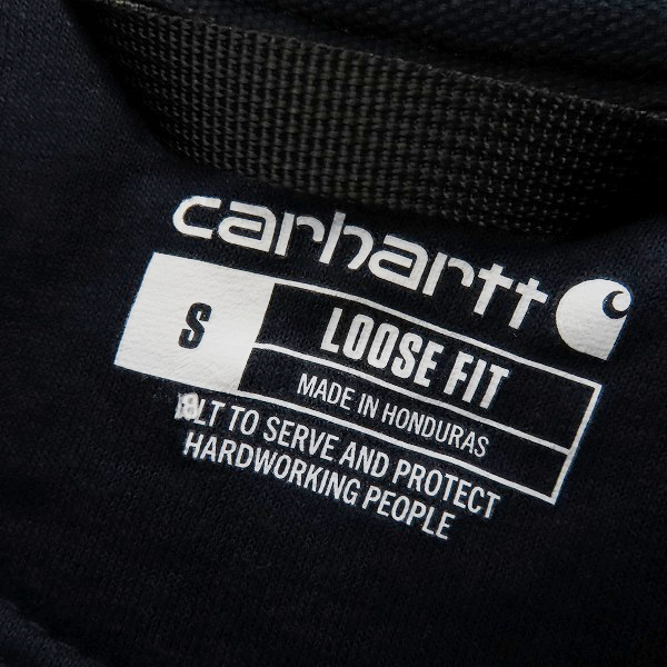 実際に弊社で買取させて頂いたCarhartt/カーハート ルーズ フィット ミッドウェイト ロゴ スリーブ グラフィック パーカー プルオーバー/Sの画像 2枚目