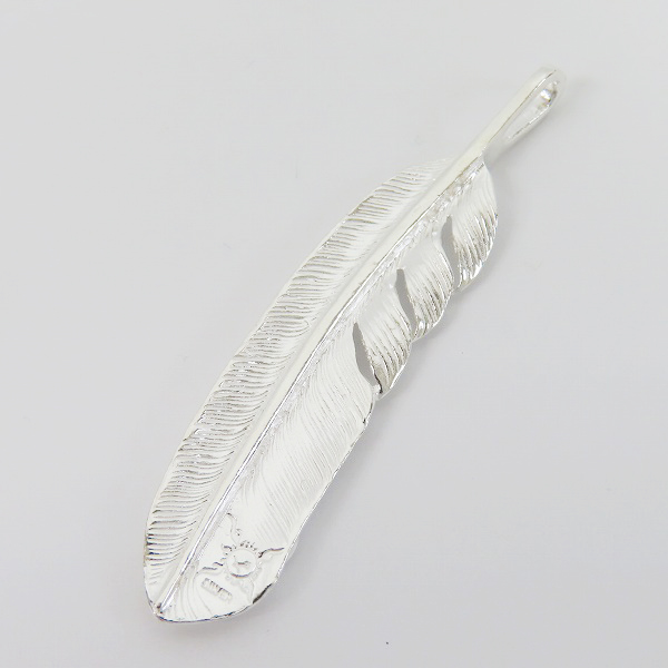 実際に弊社で買取させて頂いた【ギャラ付】FIRST ARROW'S/ファーストアローズ フェザーペンダント 左向き L の画像 2枚目