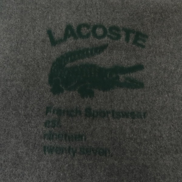 実際に弊社で買取させて頂いた【未使用】LACOSTE/ラコステ 1927クロコダイルマフラー RE2259J/000の画像 1枚目