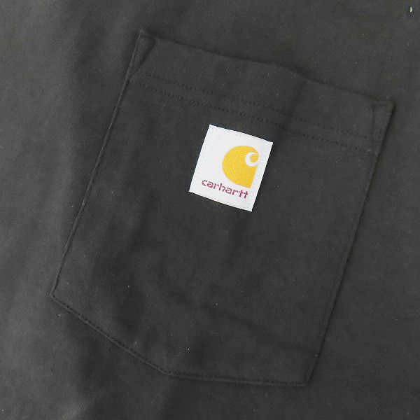 実際に弊社で買取させて頂いた【未使用】Carhartt/カーハート WORKWEAR L/S POCKET ロングTシャツ TK0126/Mの画像 4枚目