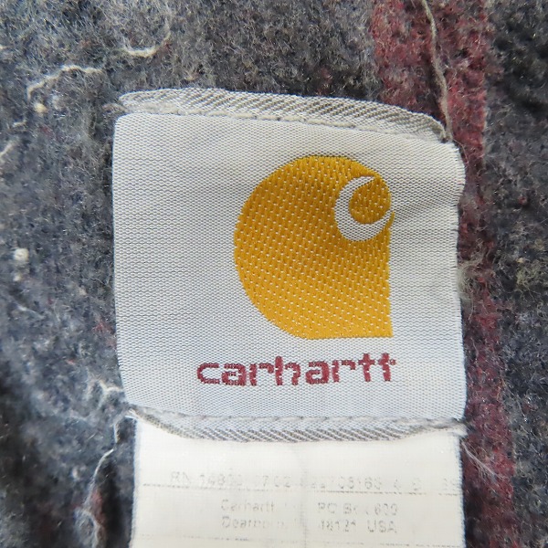実際に弊社で買取させて頂いたCarhartt/カーハート Gジャンタイプ ダック地 ワークジャケット/40の画像 2枚目