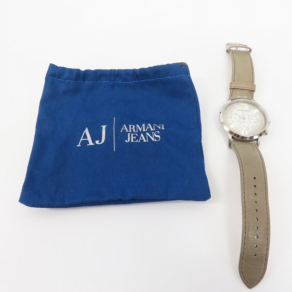 実際に弊社で買取させて頂いたEMPORIO ARMANI/エンポリオアルマーニ クロノグラフ腕時計 AR2471【動作未確認】の画像 6枚目