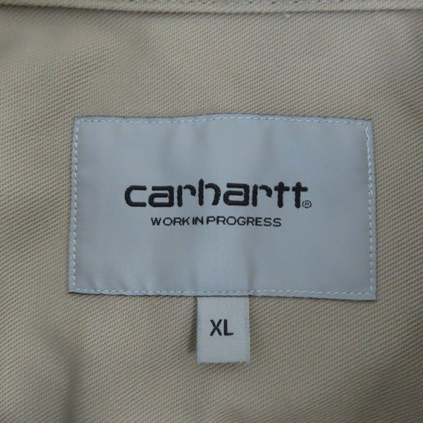 実際に弊社で買取させて頂いたCarhartt/カーハート 半袖 ワークシャツ ベージュ/XLの画像 2枚目