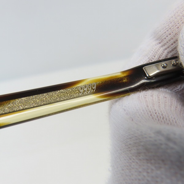 実際に弊社で買取させて頂いた999.9/フォーナインズ サーモント メガネフレーム/アイウェア M-15の画像 6枚目