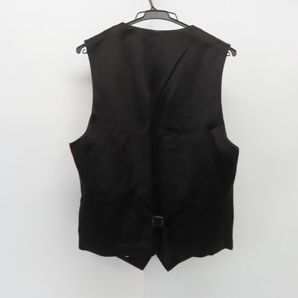 実際に弊社で買取させて頂いたNUMBER (N)INE/ナンバーナイン 07SS 裏地音符柄 切替ショールカラー ベスト シルク S07-NJ034A /4の画像 1枚目