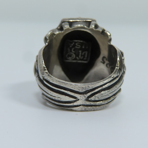 実際に弊社で買取させて頂いた【ギャラ付き】Leathers＆Treasures/レザーズ＆トレジャーズ クレストリング w/ポリチーノクロスの画像 3枚目