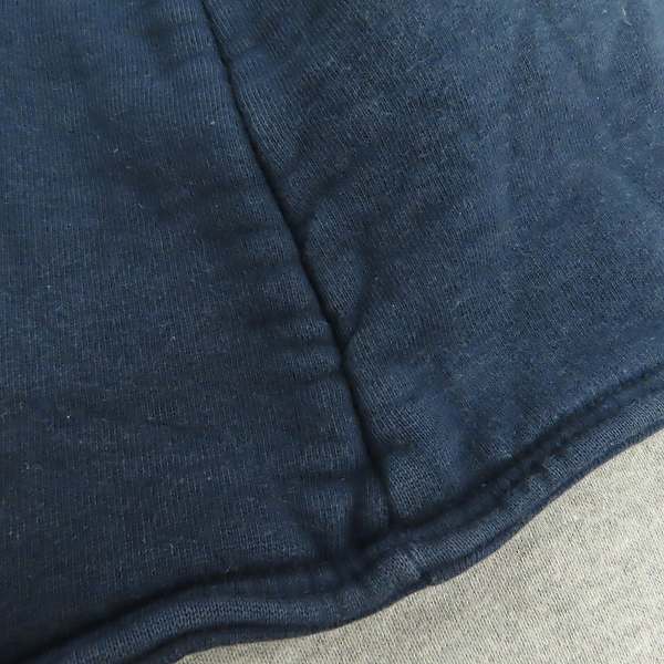 実際に弊社で買取させて頂いたTHE FLAT HEAD/フラットヘッド  BLACK BUFFALO 後付けフード Vガゼット スウェットパーカー /Mの画像 9枚目