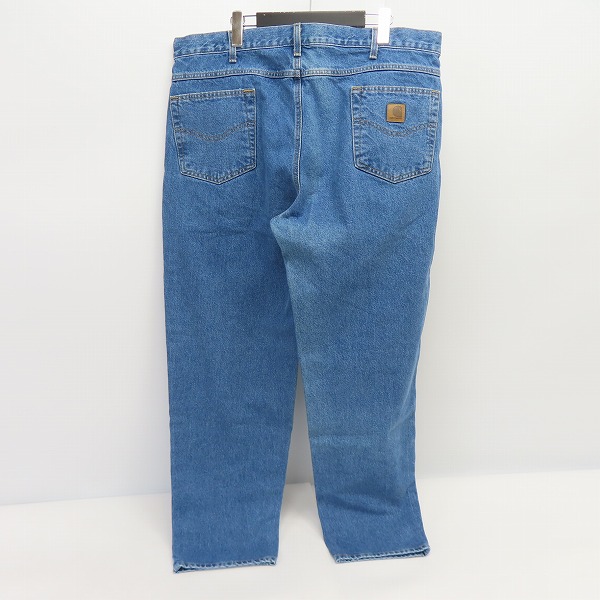 実際に弊社で買取させて頂いたcarhartt/カーハート ジップフライ デニムパンツ B17-STW/40×32の画像 1枚目