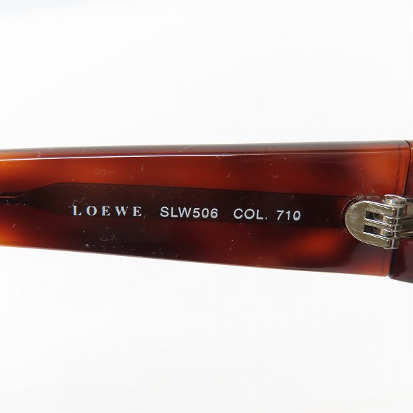 実際に弊社で買取させて頂いた(2)LOEWE/ロエベ サングラス アイウェア SLW506 COL.710 の画像 5枚目
