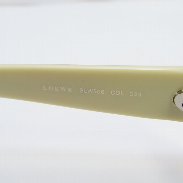実際に弊社で買取させて頂いた（1）LOEWE/ロエベ サングラス アイウェア SLW506 COL.D23の画像 7枚目